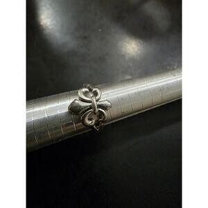 Sterling Silver Saints Logo Ring Size 8.5